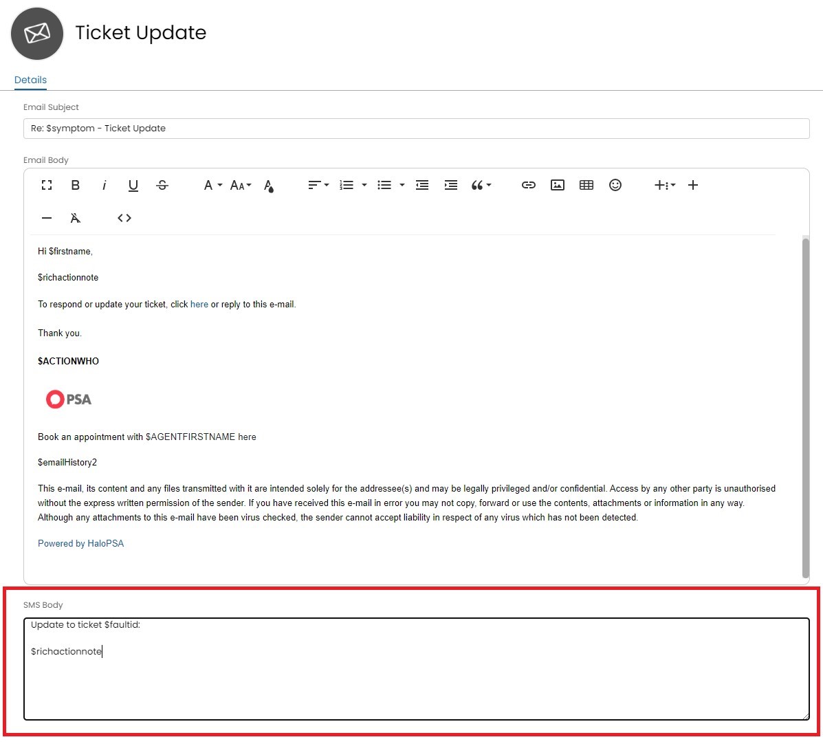 A screenshot of a mail Description automatically generated